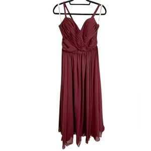 JJ’s House Burgundy Bridesmaids Dress